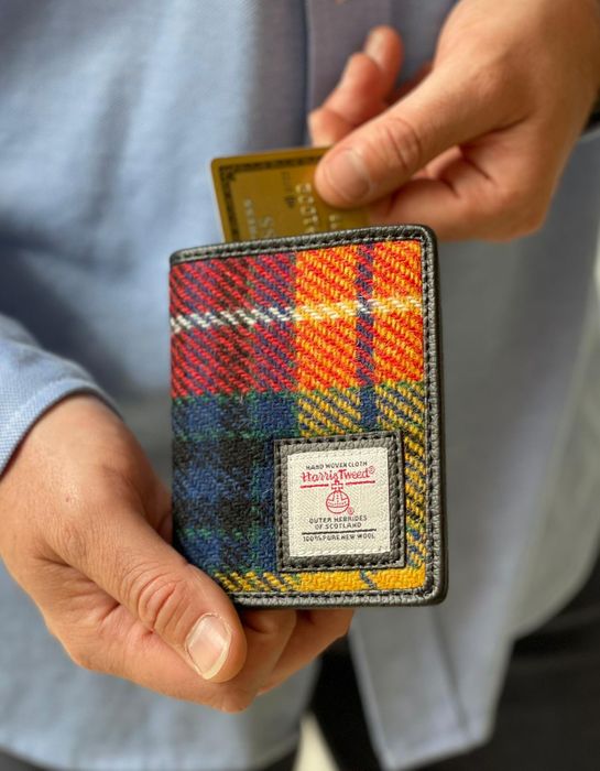 Harris Tweed Wallets - Trifold, Bifold, Slim Bifold, Card